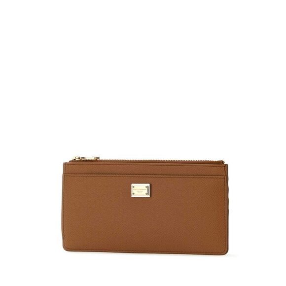 Dolce & Gabbana Women Biscuit Leather Card Holder - Picture 2 of 2